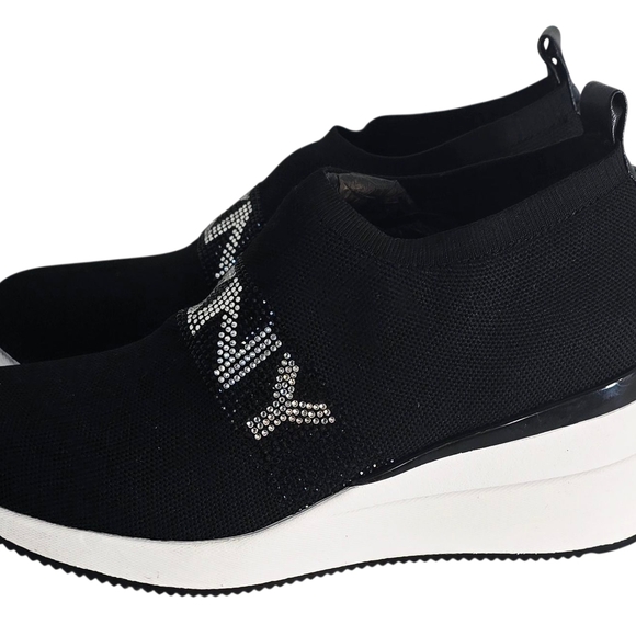 DKNY Black Women's Slip-On Sneakers - Picture 4 of 7